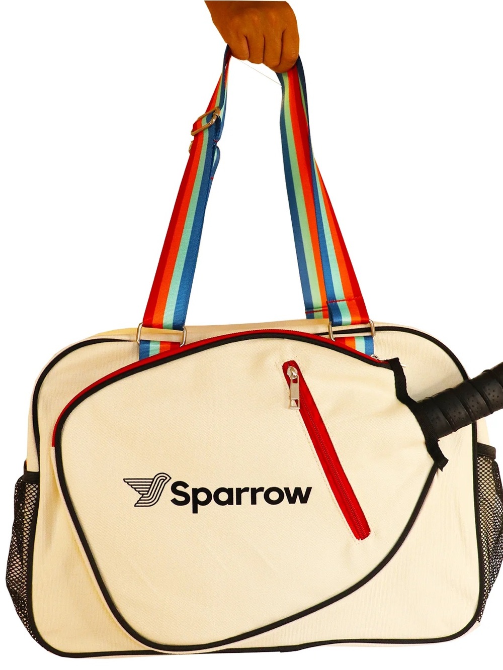 Sparrow Pickleball Bag Stylish Three Stripes Retro Look 20x8x12 New